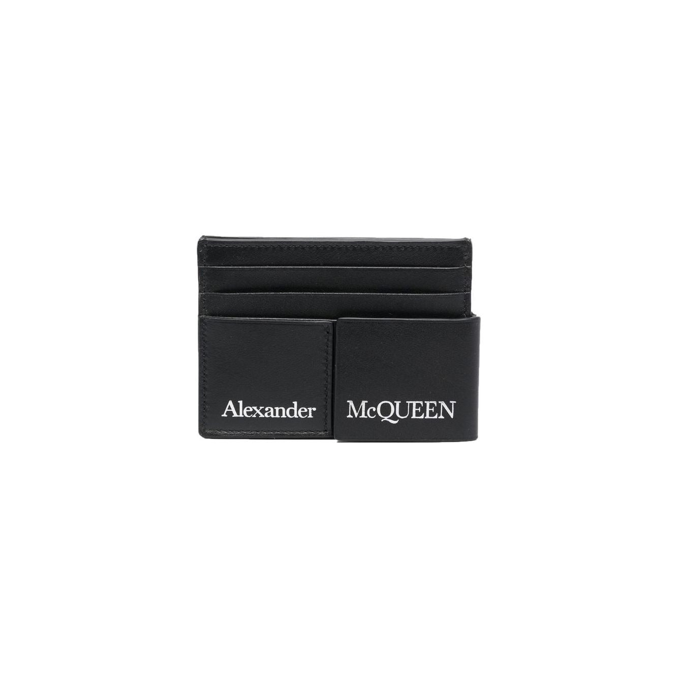 Alexander McQueen Wallets Black Small Leather Goods Alexander Mcqueen Dark Slate Gray