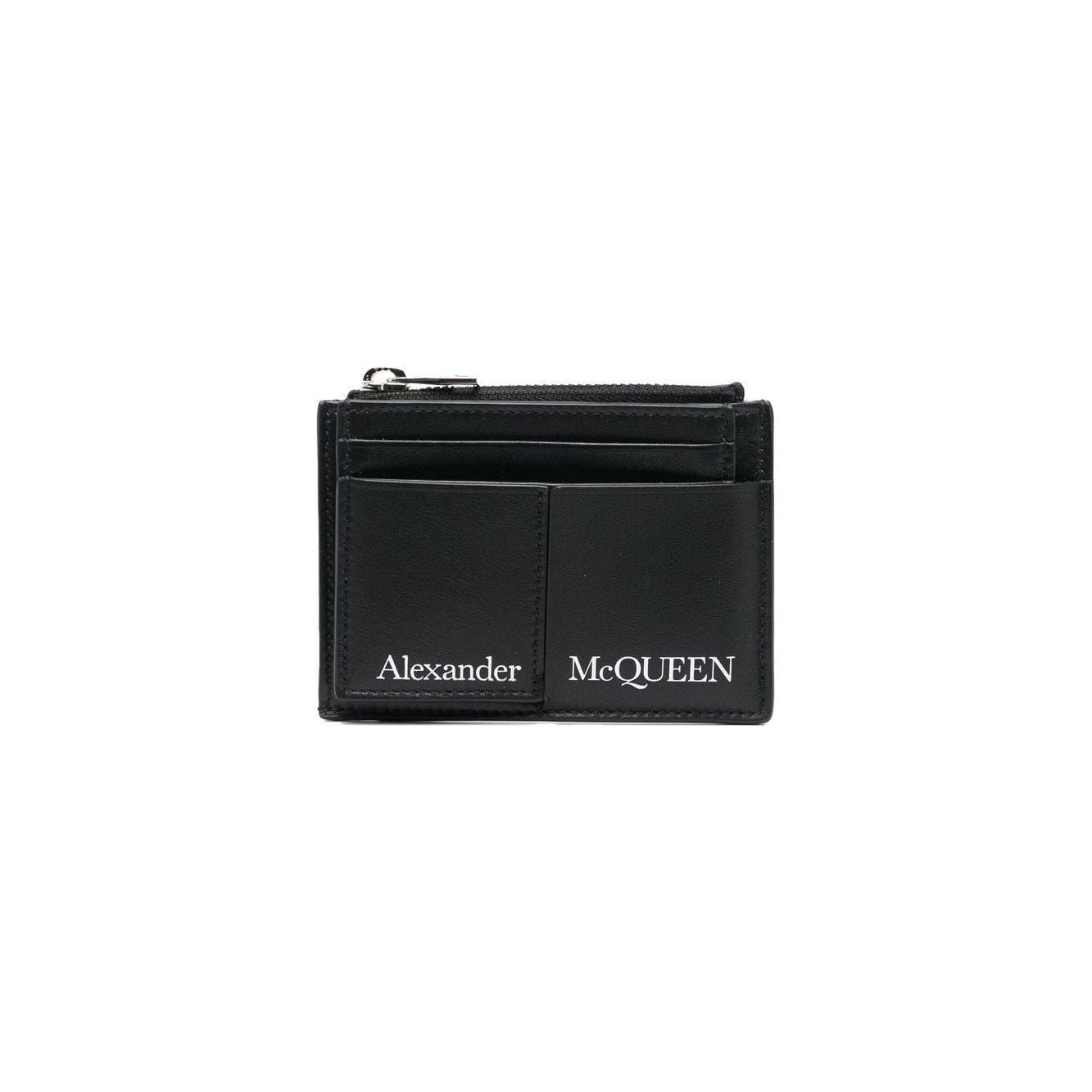 Alexander McQueen Wallets Black Small Leather Goods Alexander Mcqueen Dark Slate Gray