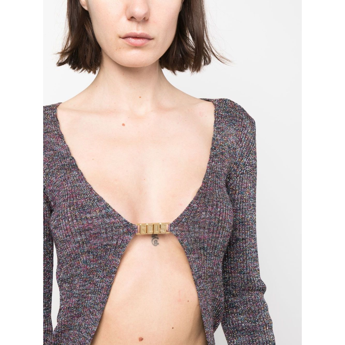 GCDS Sweaters Grey Topwear