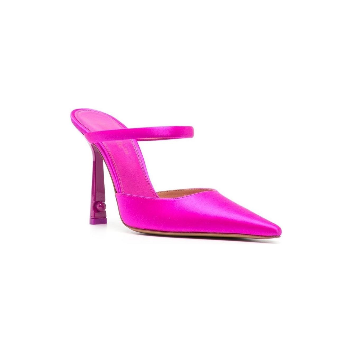 Off White satin lollipop mules Sandals Off White Deep Pink