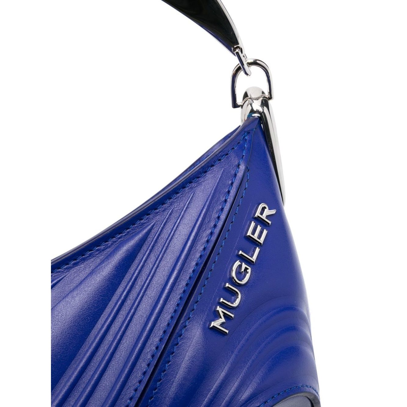 Mugler small Spiral Curve 01 embossed tote bag Shoulder