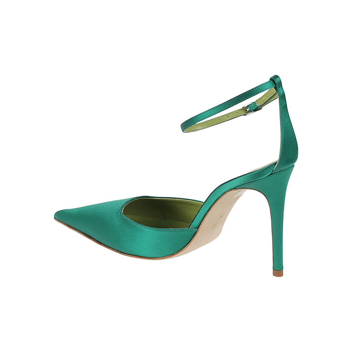 Lella Baldi With Heel Green High Heel Lella Baldi Sea Green