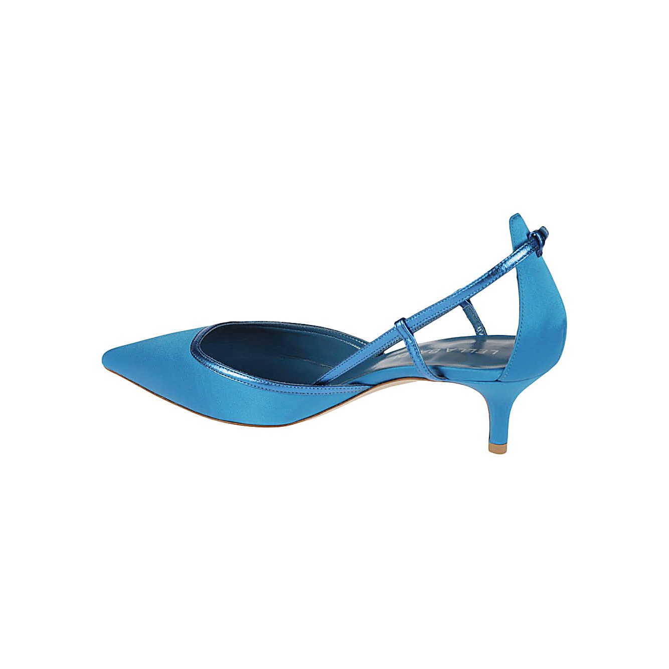 Lella Baldi With Heel Blue High Heel Lella Baldi Steel Blue