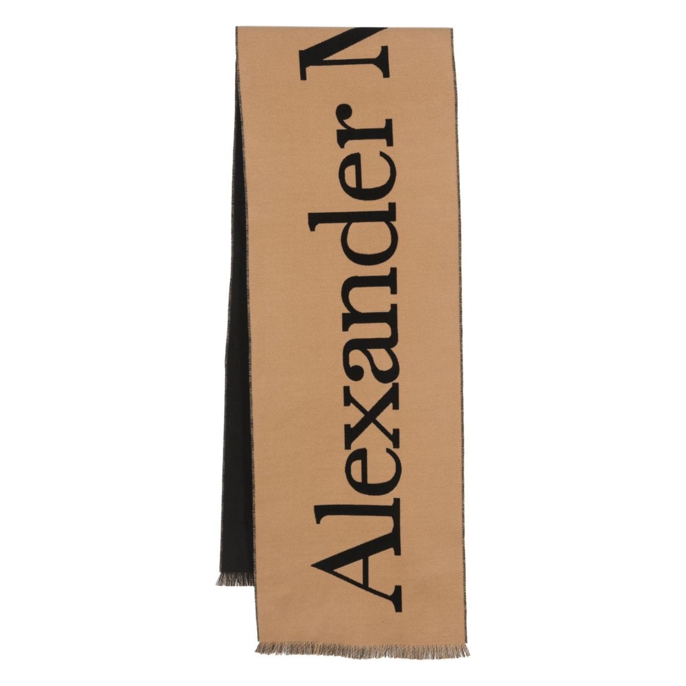 Alexander McQueen Scarfs Beige Scarves Hats & Gloves Alexander Mcqueen Rosy Brown