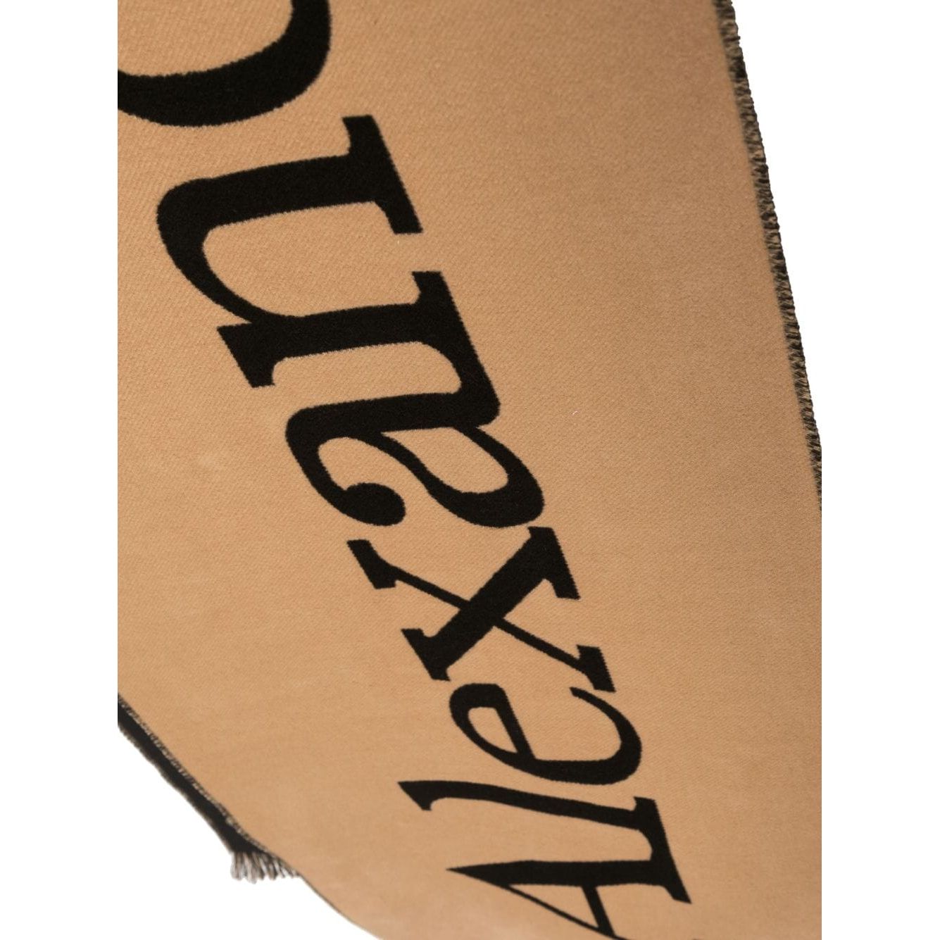Alexander McQueen Scarfs Beige Scarves Hats & Gloves Alexander Mcqueen Dark Khaki