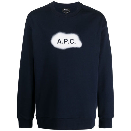 A.P.C. Sweaters Blue Topwear