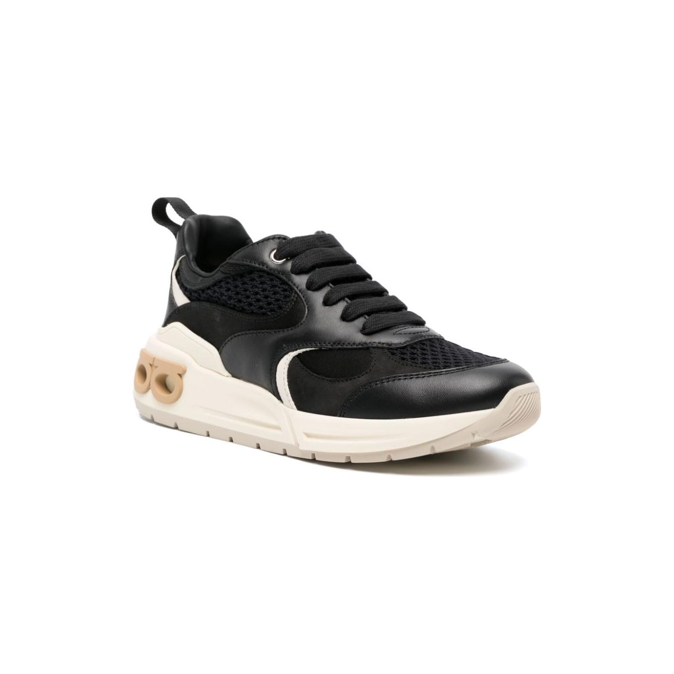 Ferragamo Sneakers Black Sneakers Ferragamo Light Gray