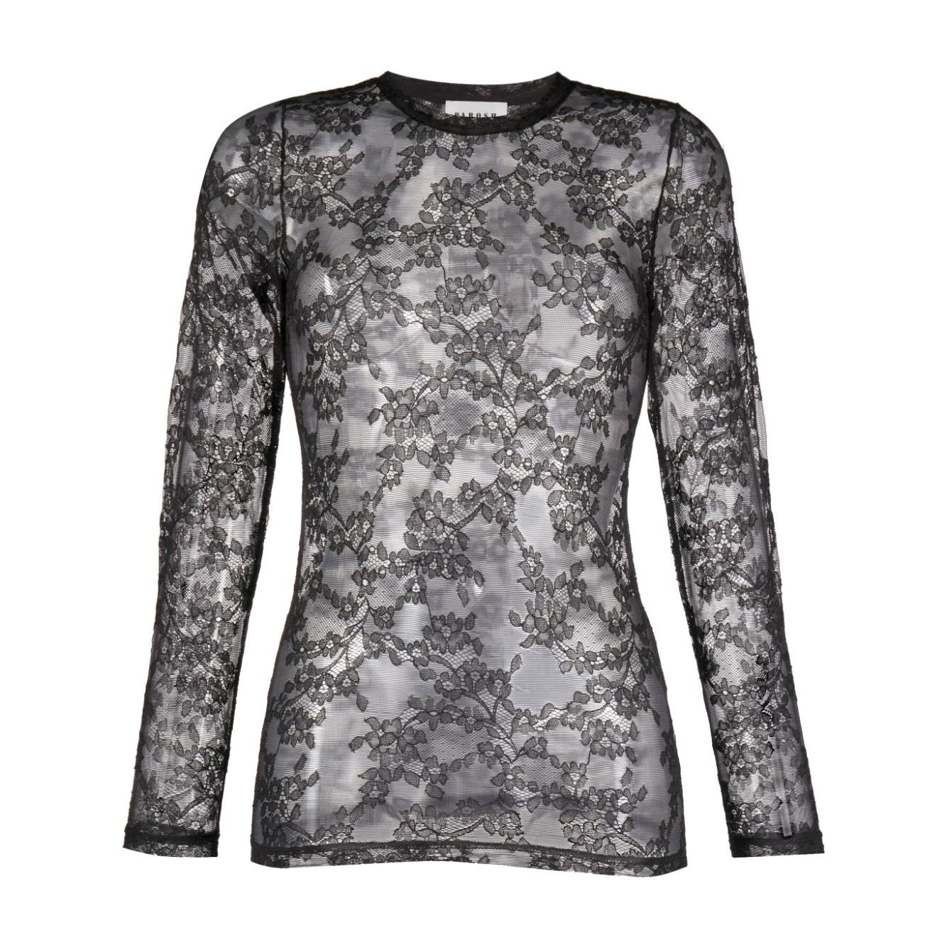 Parosh T-shirts and Polos Black Topwear