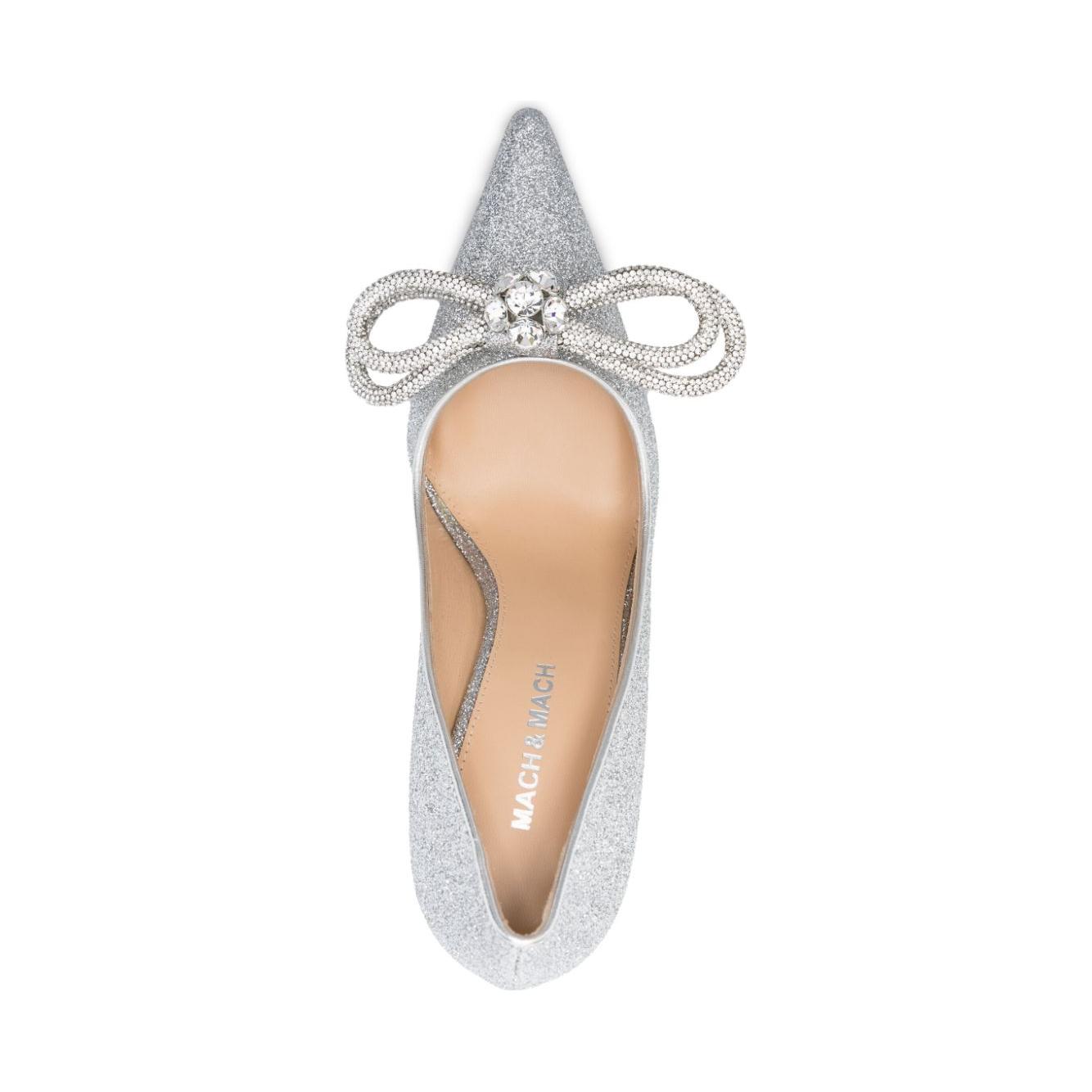 MACH & MACH With Heel Silver High Heel Mach & Mach Tan