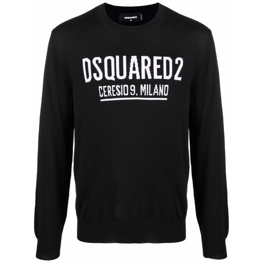 Dsquared2 Sweaters Black Topwear