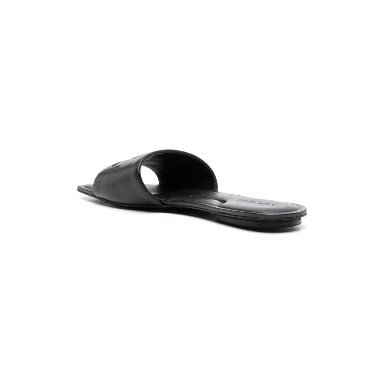 COURREGES PRE Sandals Black Sandals Courreges Pre Dark Slate Gray