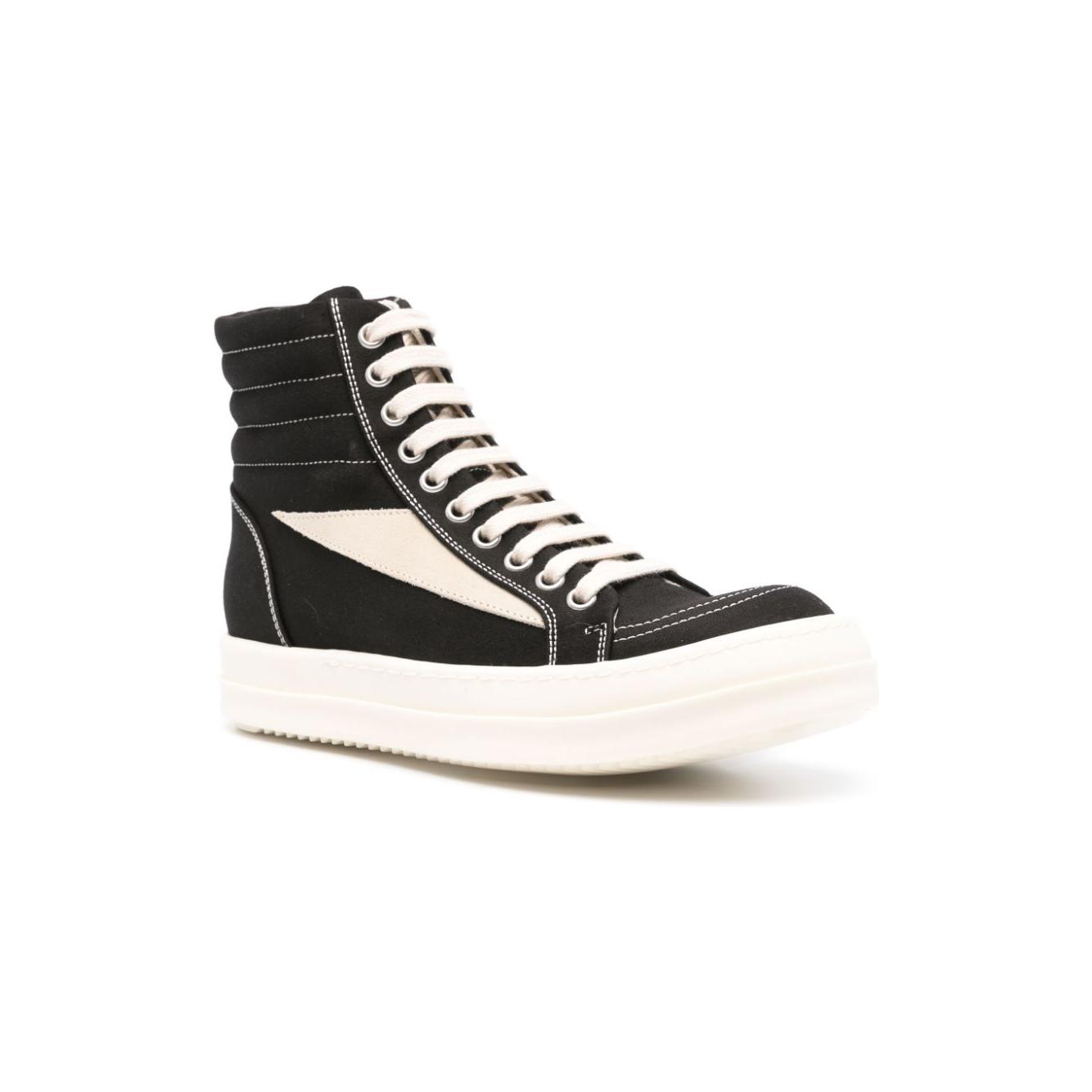 RICK OWENS DRKSHDW Sneakers Black Sneakers Rick Owens Drkshdw Antique White