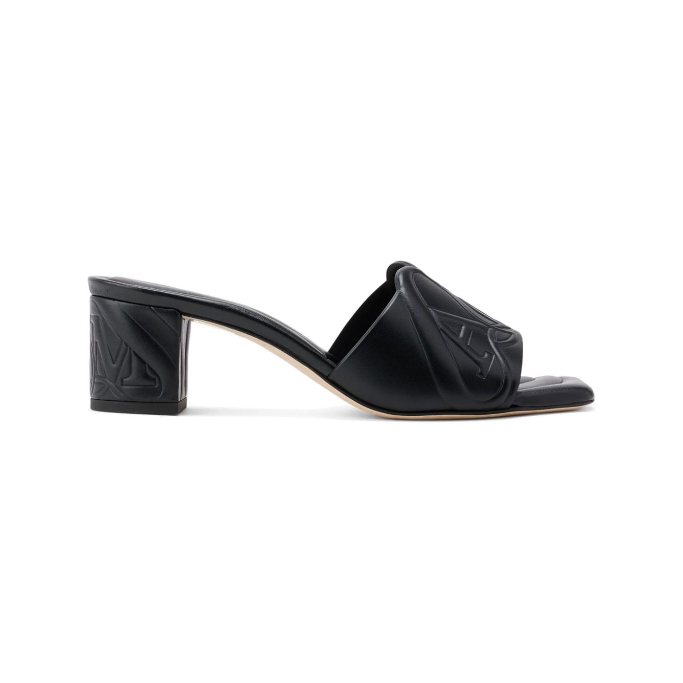 Alexander McQueen seal leather mules Sandals Alexander Mcqueen Dark Slate Gray