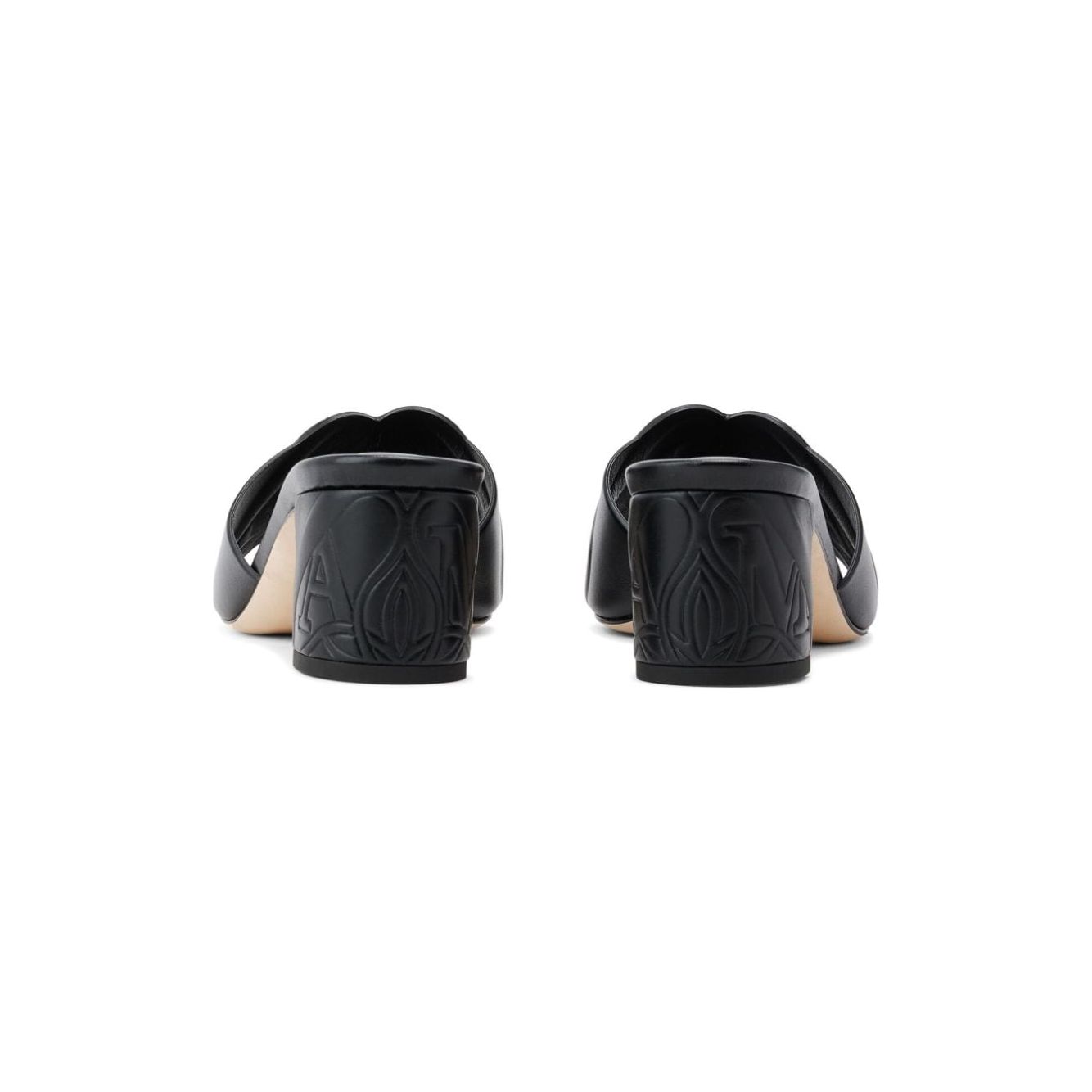 Alexander McQueen seal leather mules Sandals Alexander Mcqueen Dark Slate Gray