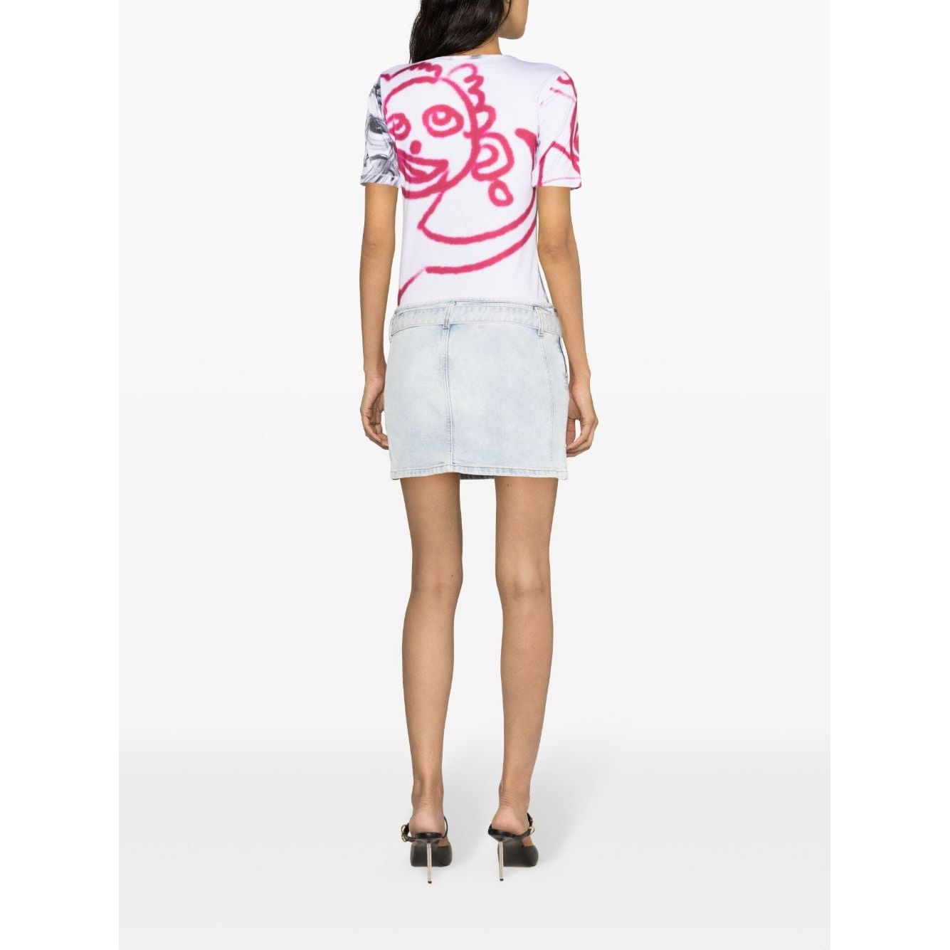 Diesel Skirts Denim Skirts Diesel White Smoke