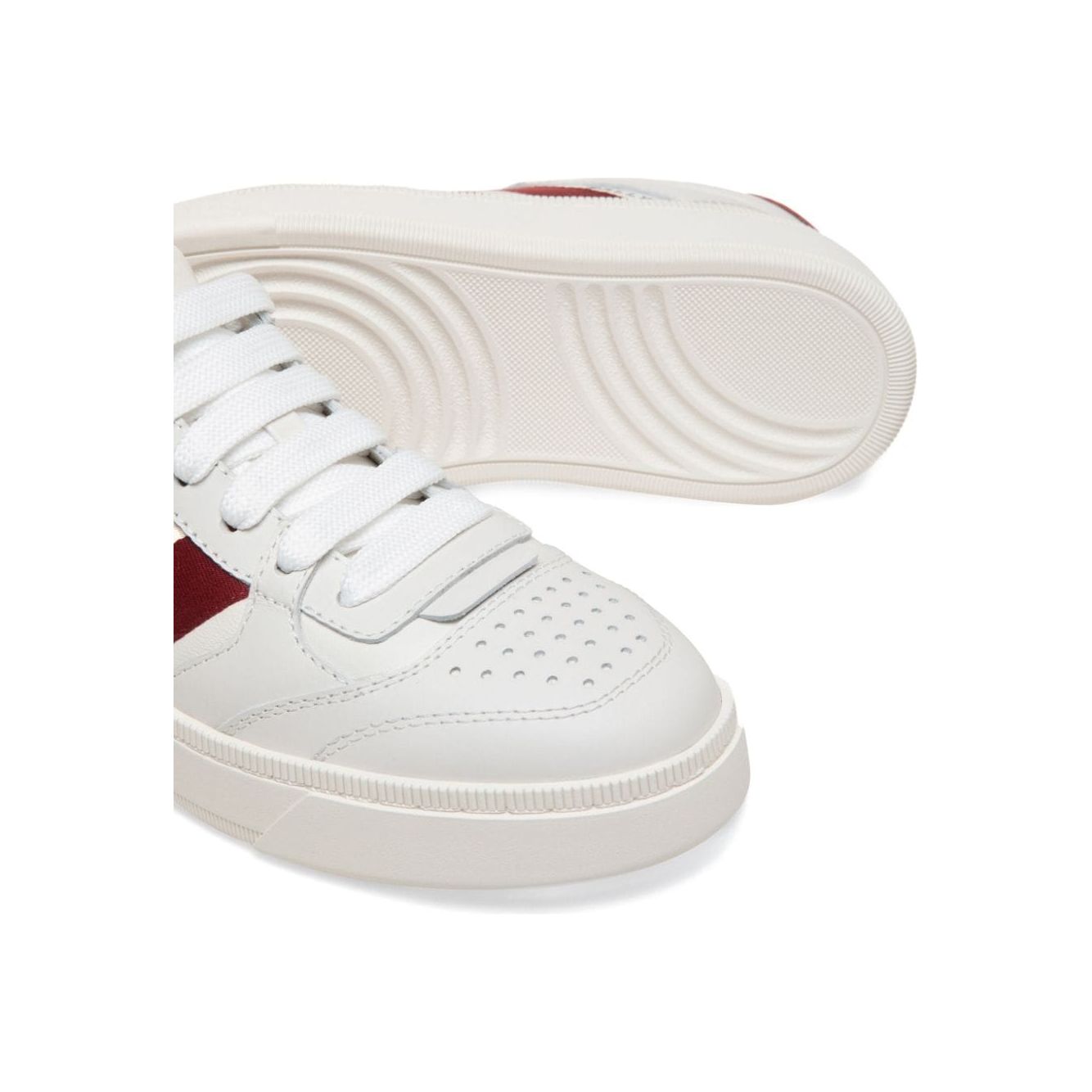 Bally Sneakers Red Sneakers Bally Light Gray