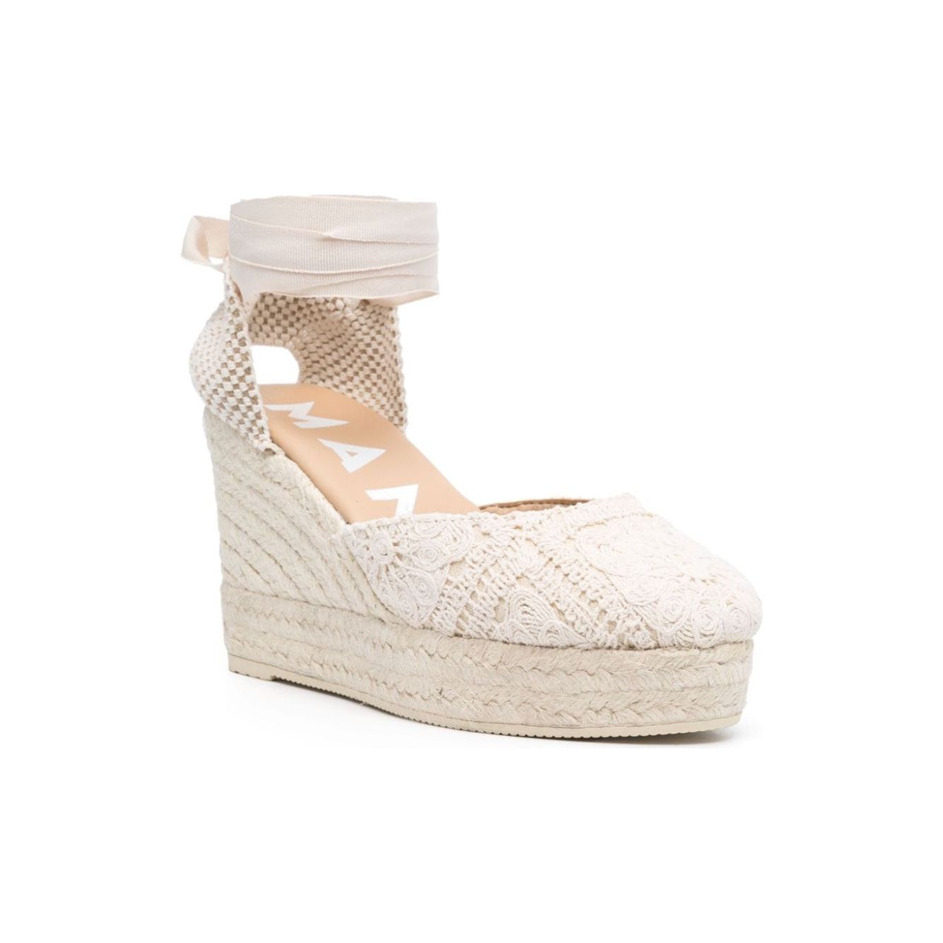 MANEBI Flat shoes White Espadrilles Manebi Light Gray