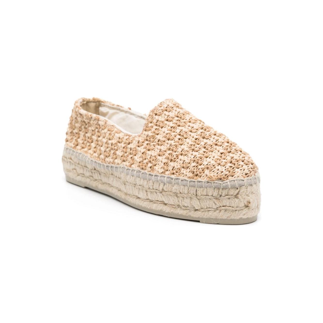 MANEBI Flat shoes Beige Espadrilles Manebi Gray