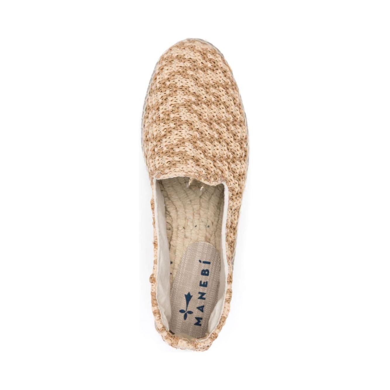 MANEBI Flat shoes Beige Espadrilles Manebi Tan