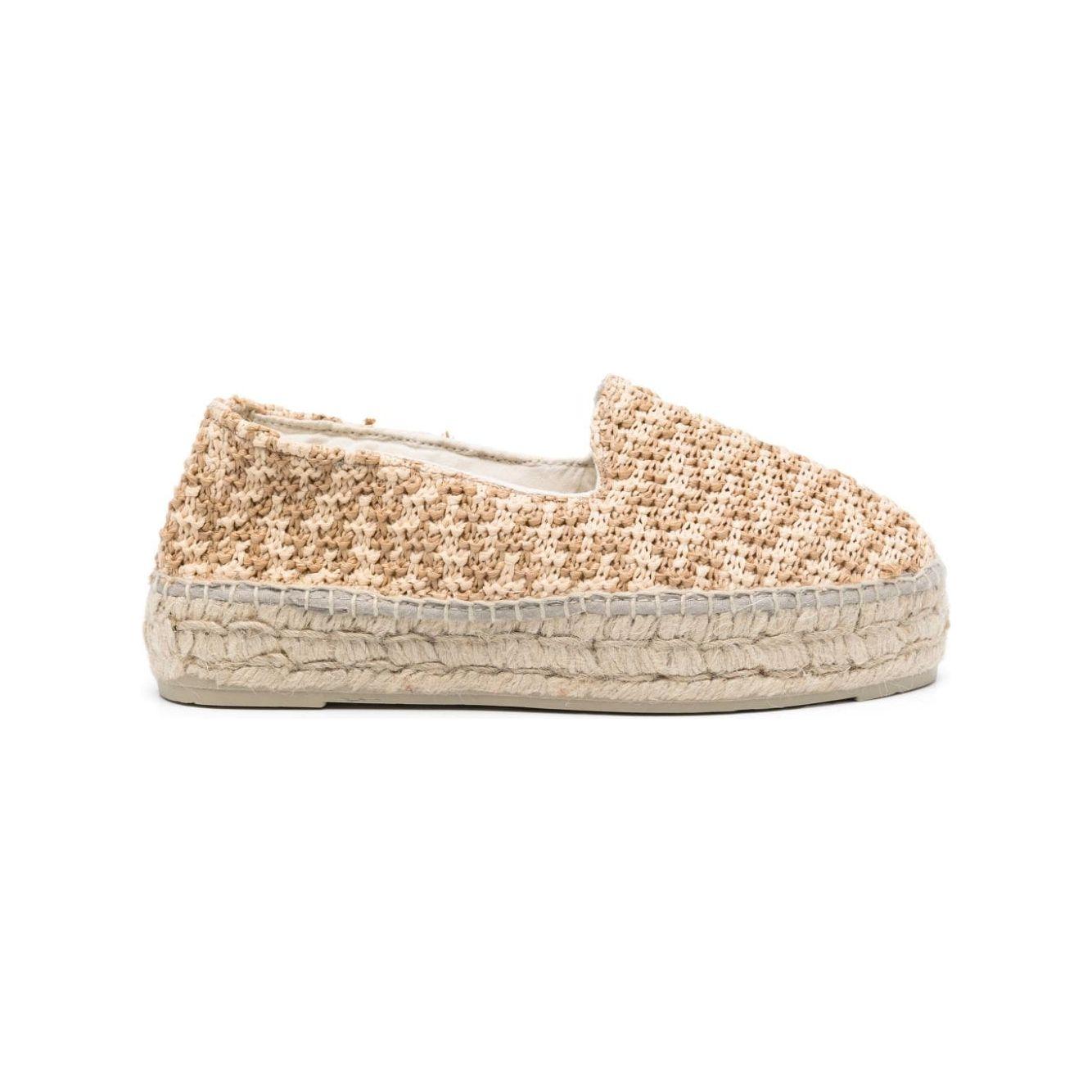MANEBI Flat shoes Beige Espadrilles Manebi Tan