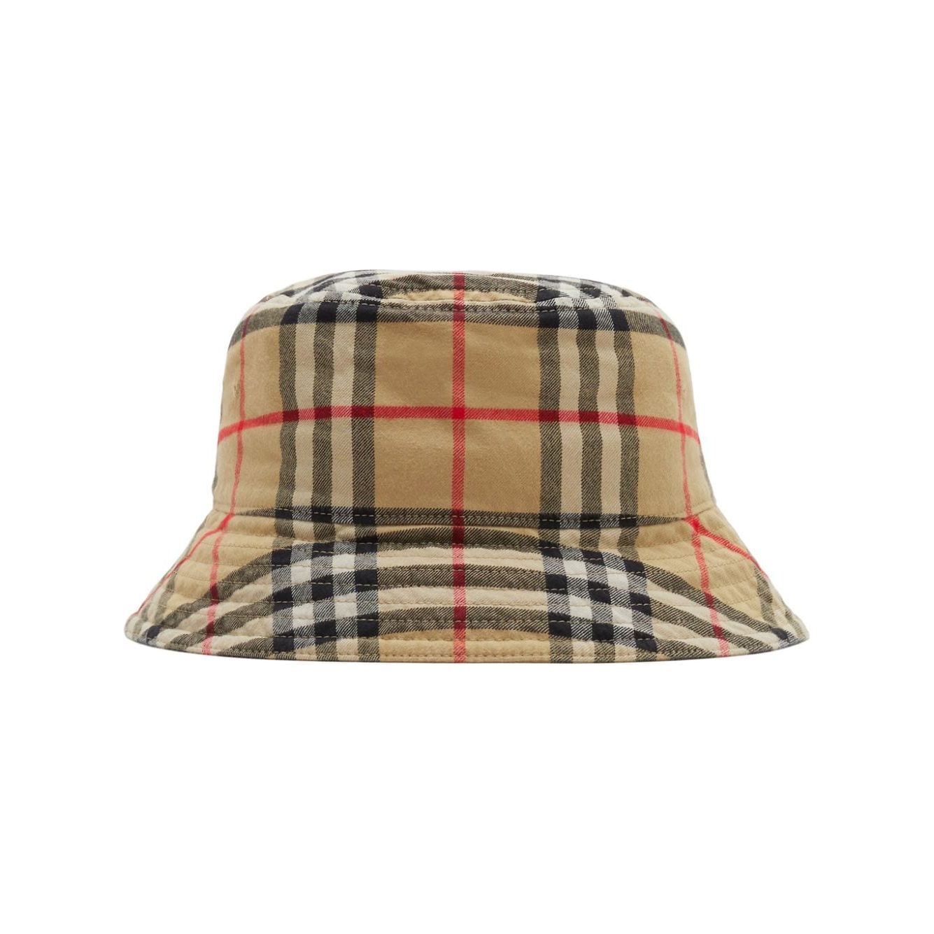 Burberry Vintage Check Cotton Bucket Hat Scarves Hats & Gloves Burberry Rosy Brown