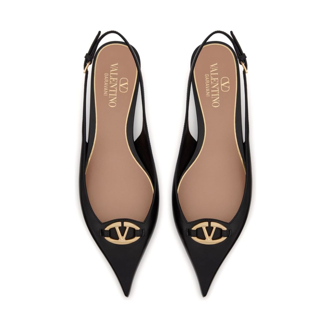Valentino Garavani Flat shoes Black Flat Shoes Valentino Garavani Rosy Brown