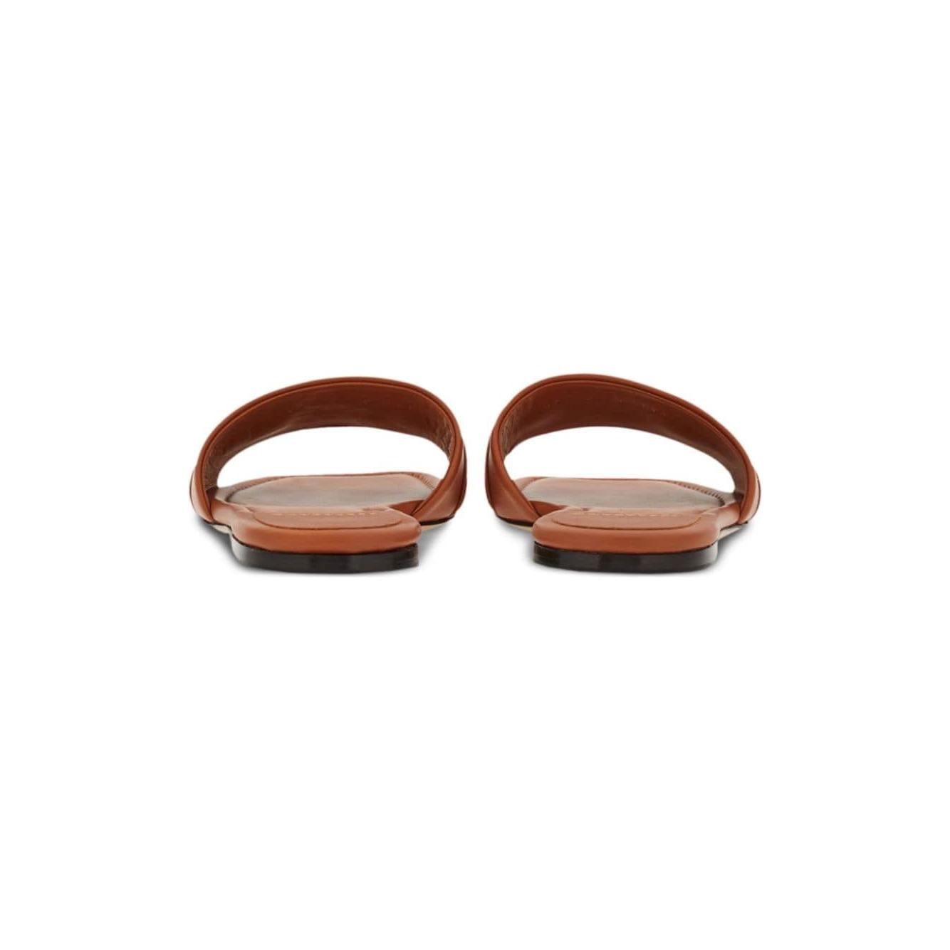 Ferragamo 40mm Gancini-buckle Leather Slides Sandals Ferragamo Sienna