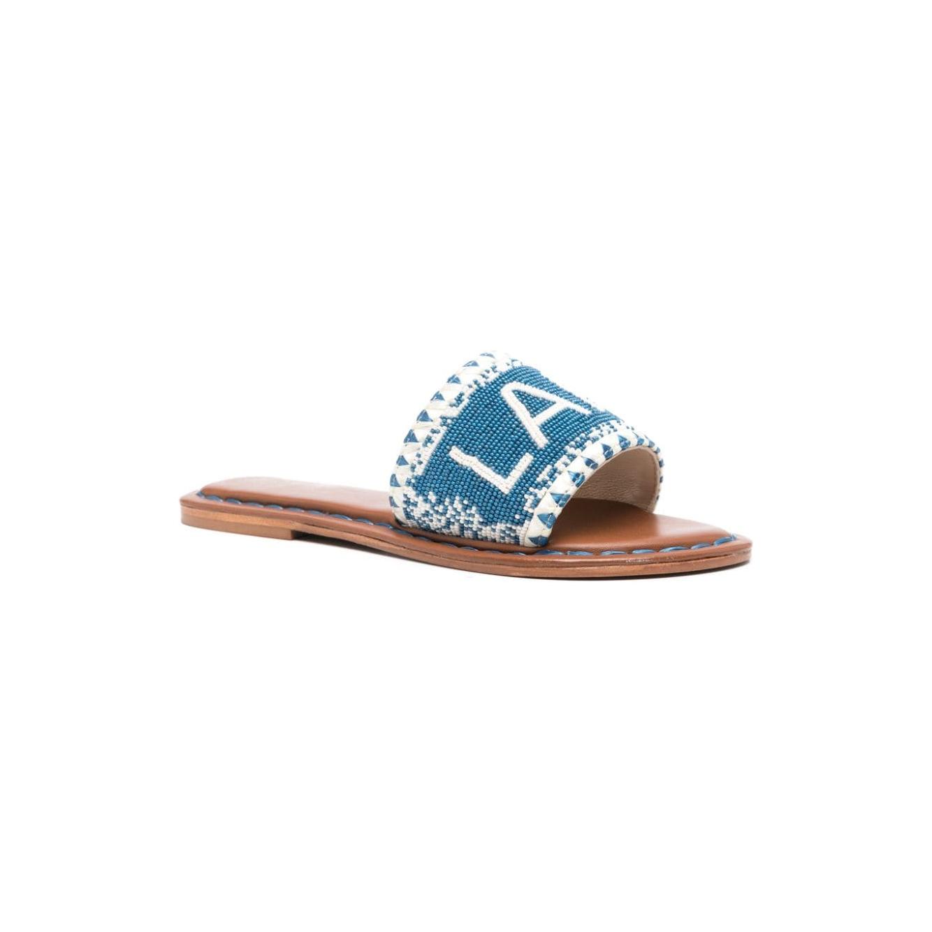 De Siena Sandals Blue Sandals De Siena Gray