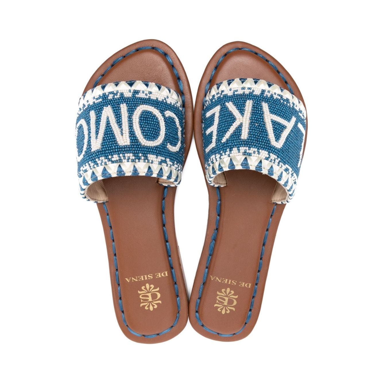 De Siena Sandals Blue Sandals De Siena Dim Gray