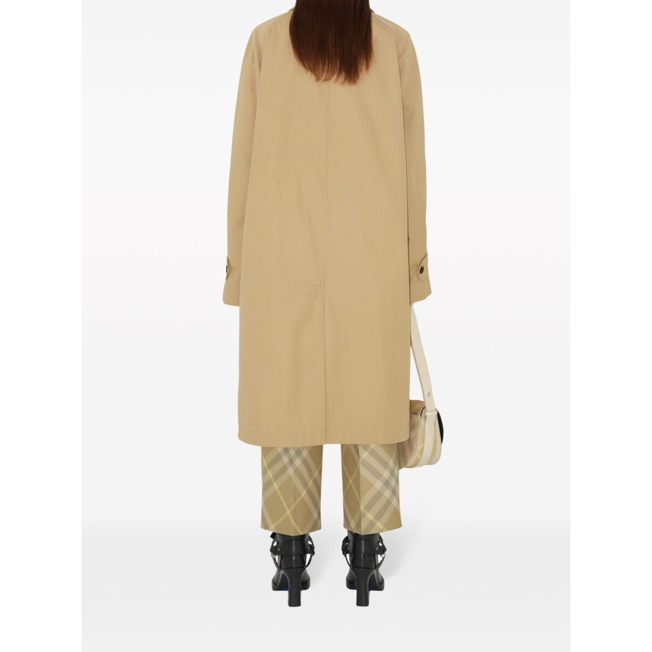 Burberry check-print tailored wool trousers Trousers