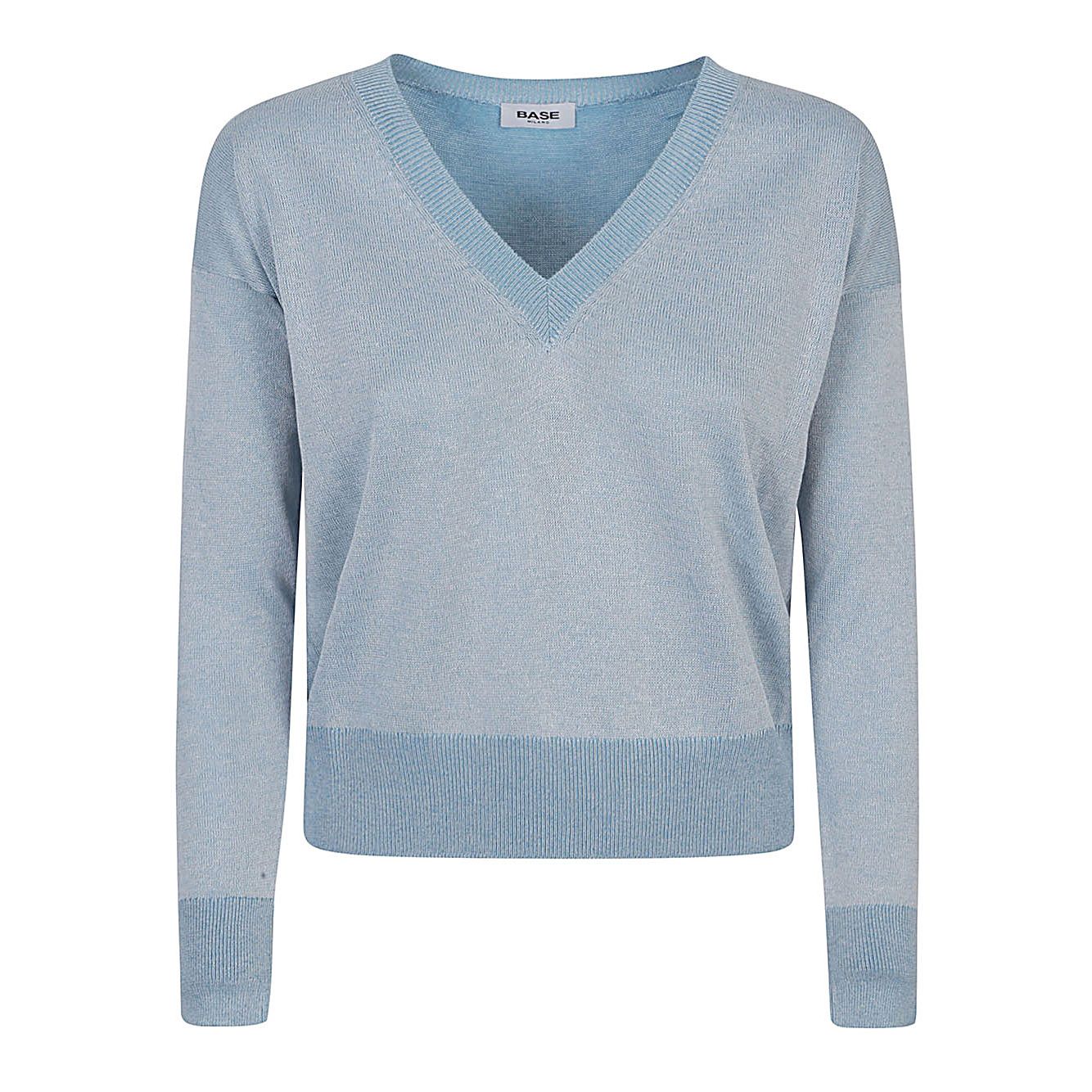 Base Sweaters Clear Blue Topwear