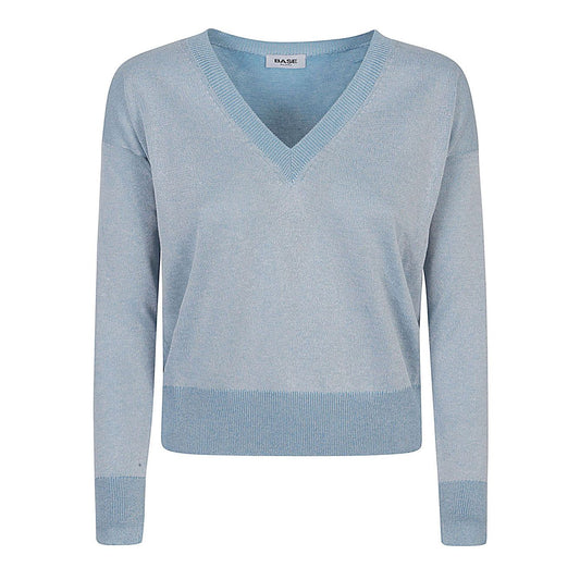 Base Sweaters Clear Blue Topwear