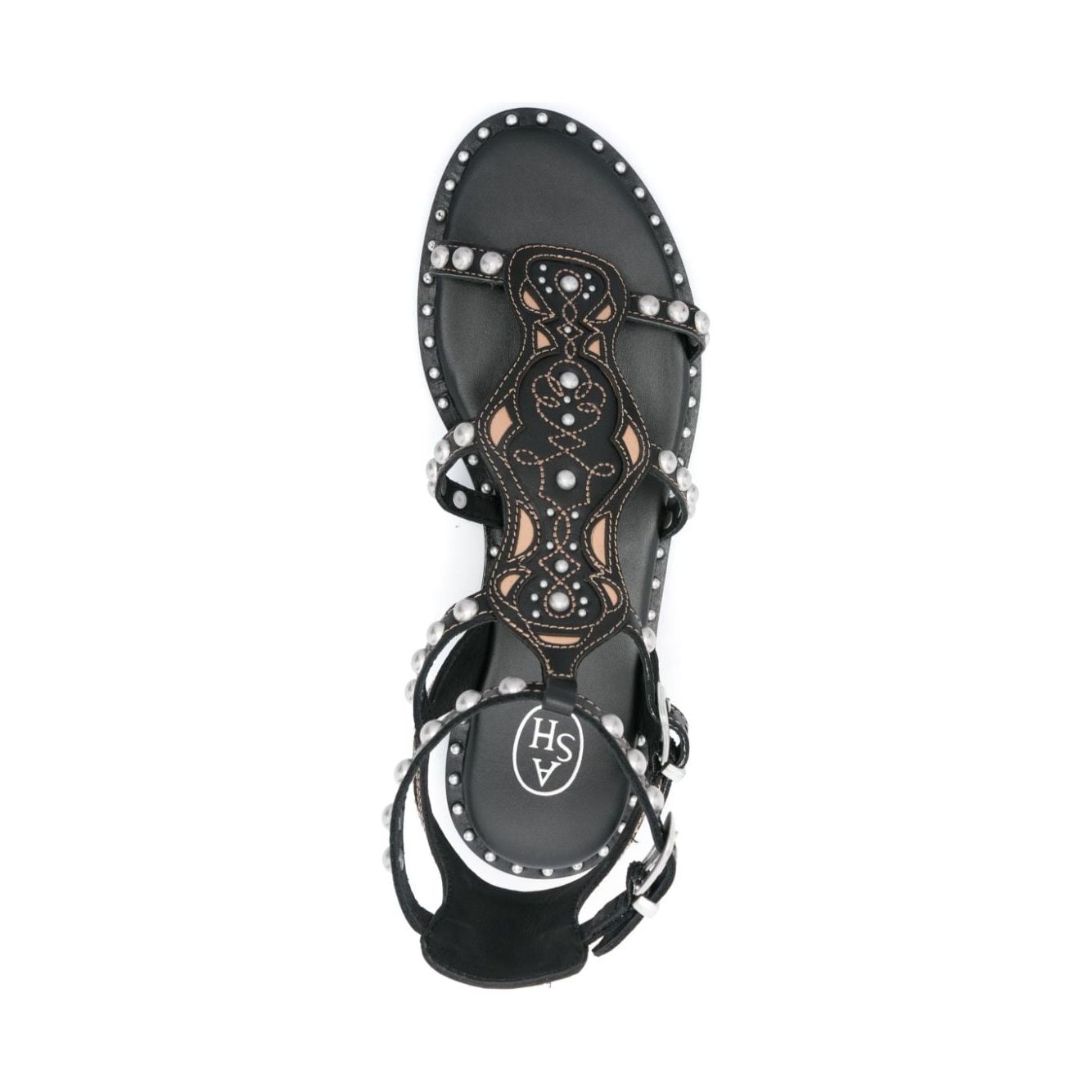 ASH Sandals Black Sandals Ash Dark Slate Gray