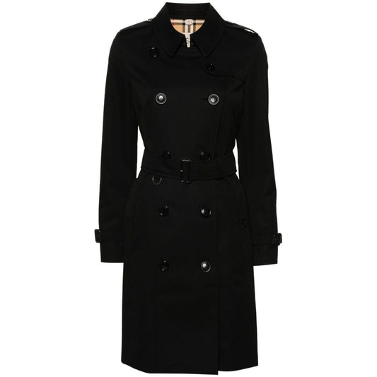 Burberry gabardine-weave trench coat Coats