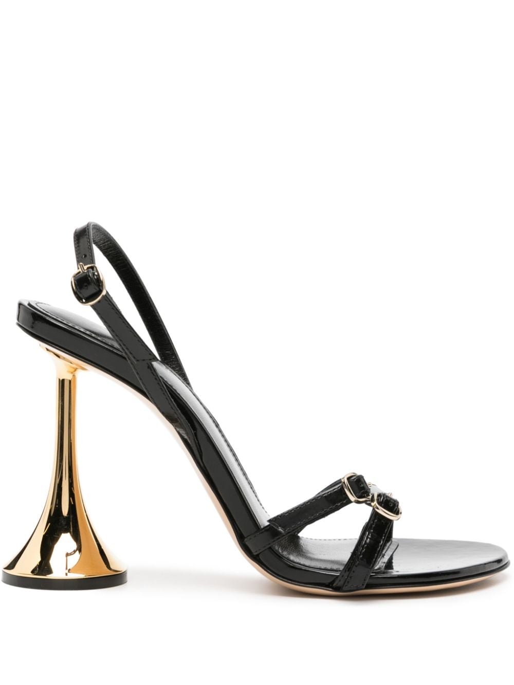 Coperni Sandals Black Sandals Coperni Light Gray