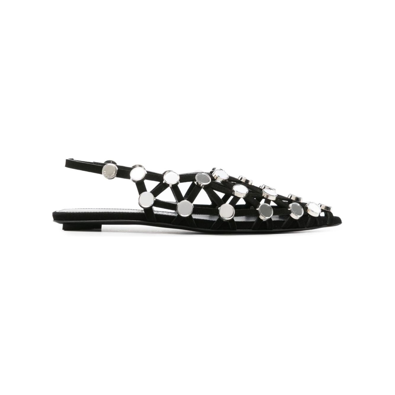 The Attico Flat shoes Black Flat Shoes The Attico Dark Slate Gray