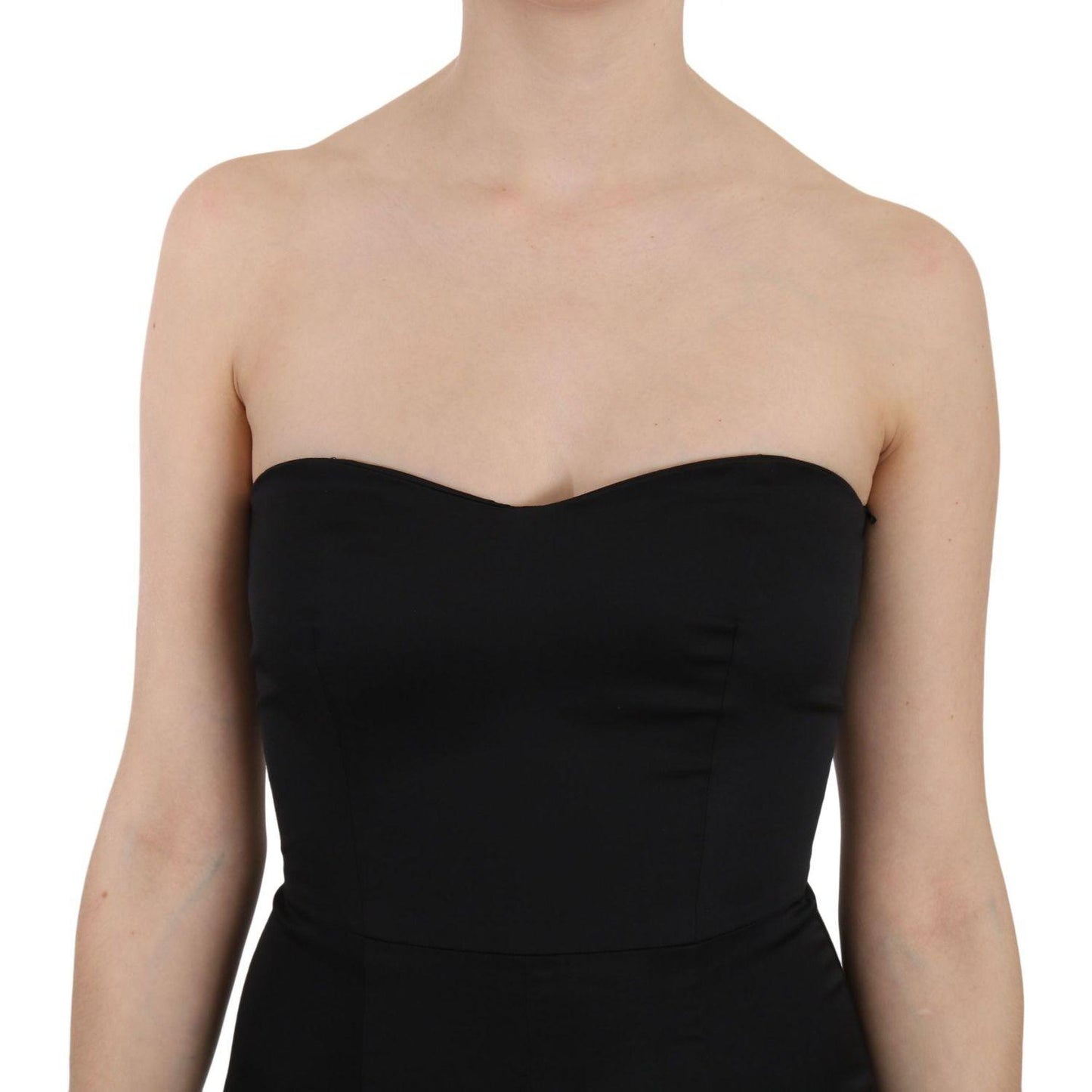John Richmond Enchanting Black Maxi Flare Dress John Richmond Tan