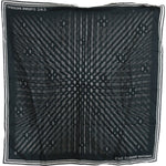 Costume National Elegant Silk Printed Blue Scarf Silk Scarves Costume National Dark Slate Gray