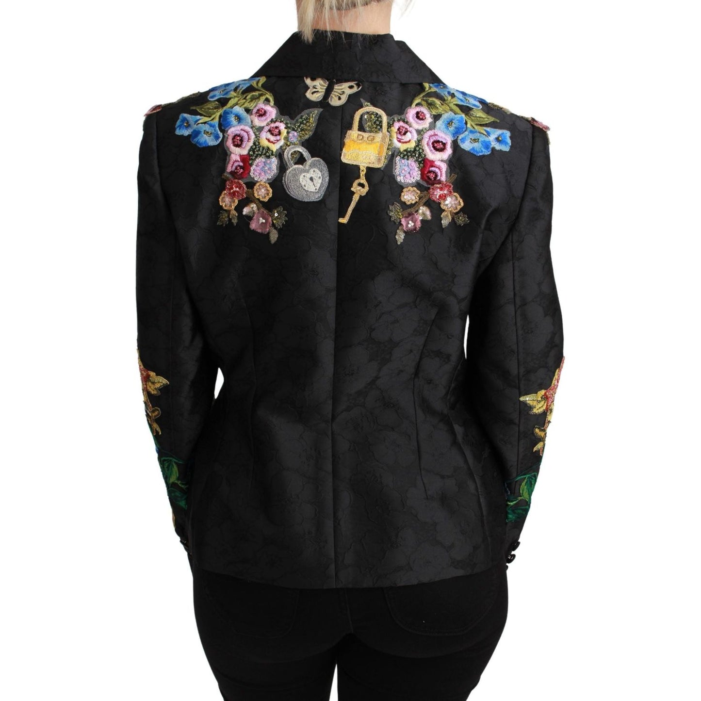 Dolce & Gabbana Enchanted Sicilian Brocade Blazer Dolce & Gabbana Black