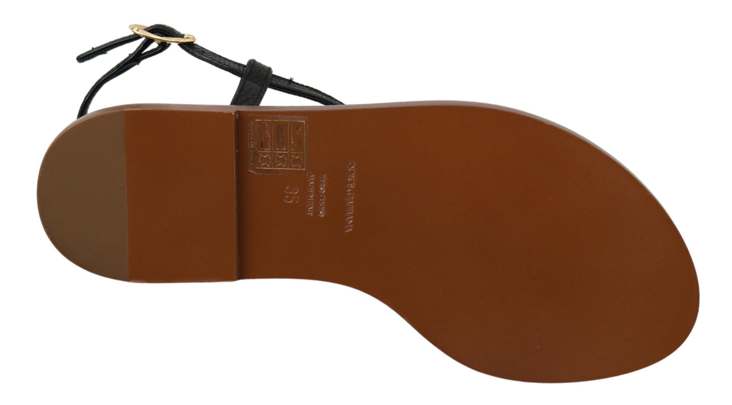 حذاء Dolce & Gabbana Pom Pom Flip Flop ذو رباط للكاحل