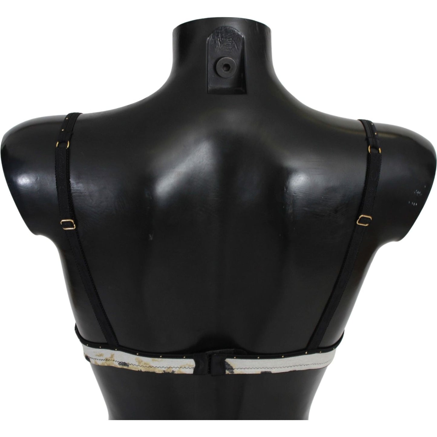 Just Cavalli Elegant White Push-Up Bra With Logo Details Just Cavalli Dark Slate Gray