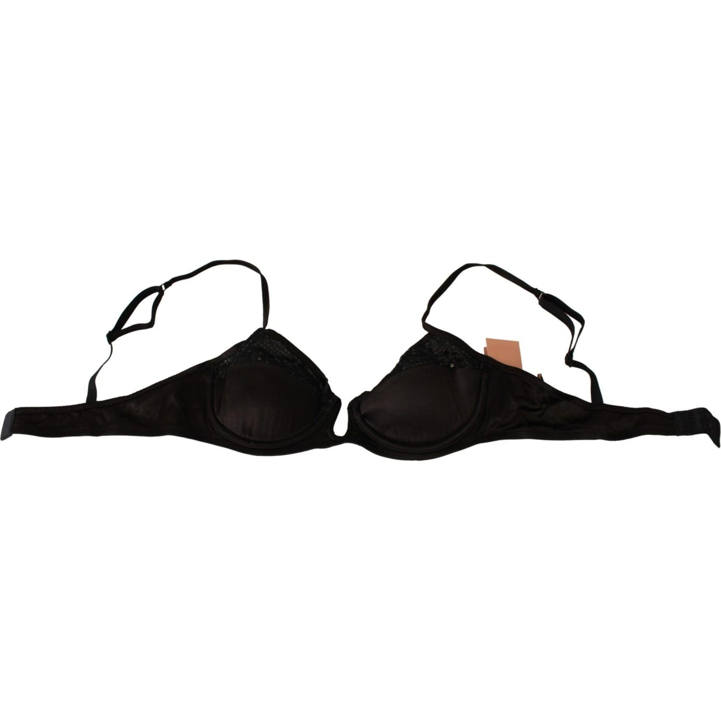 Ermanno Scervino Sequined Brown Balconette Bra Ermanno Scervino Black