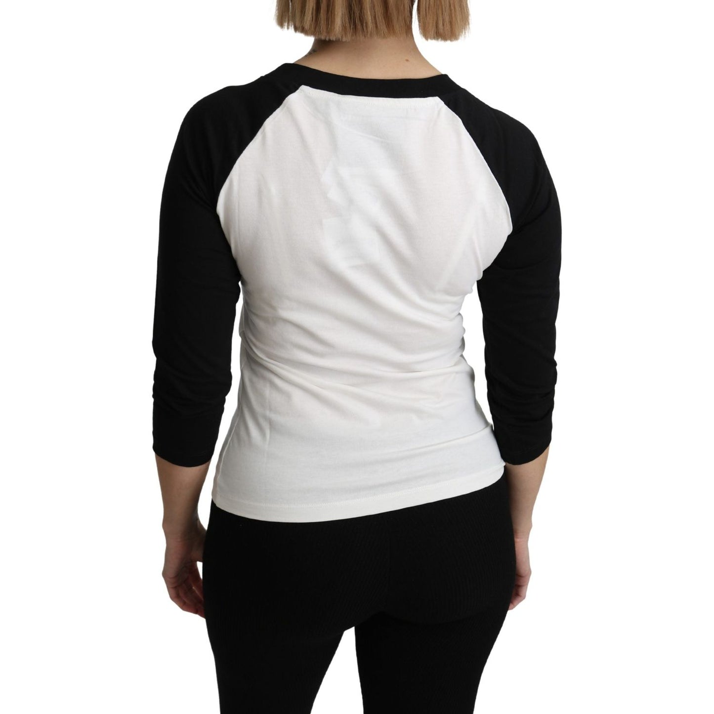 Moschino Chic My Little Pony Crew Neck Cotton Top Moschino Black