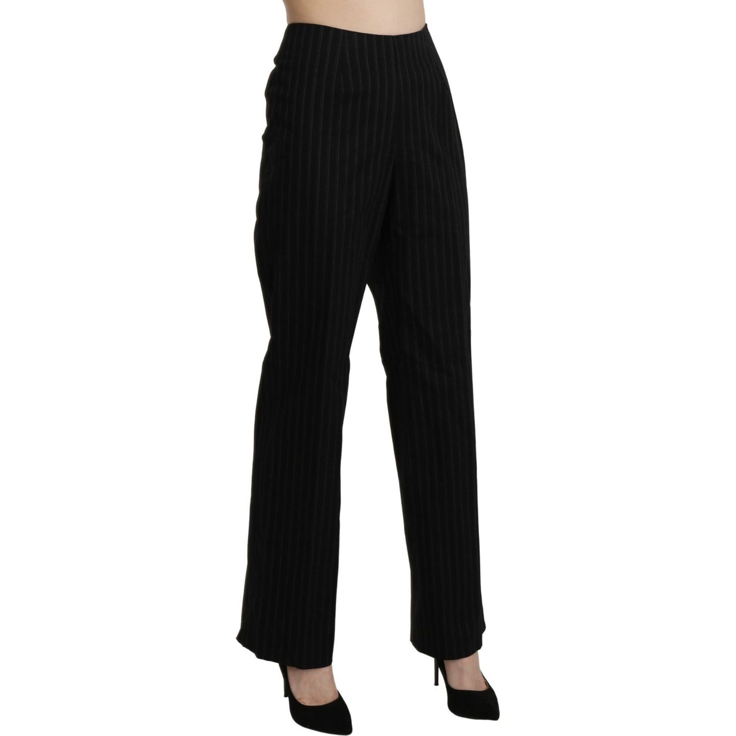 BENCIVENGA Elegant High Waist Black Pants Jeans & Pants BENCIVENGA Black