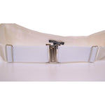 Dolce & Gabbana White Waist Tuxedo Smoking Belt Cummerbund NOC10452-48
