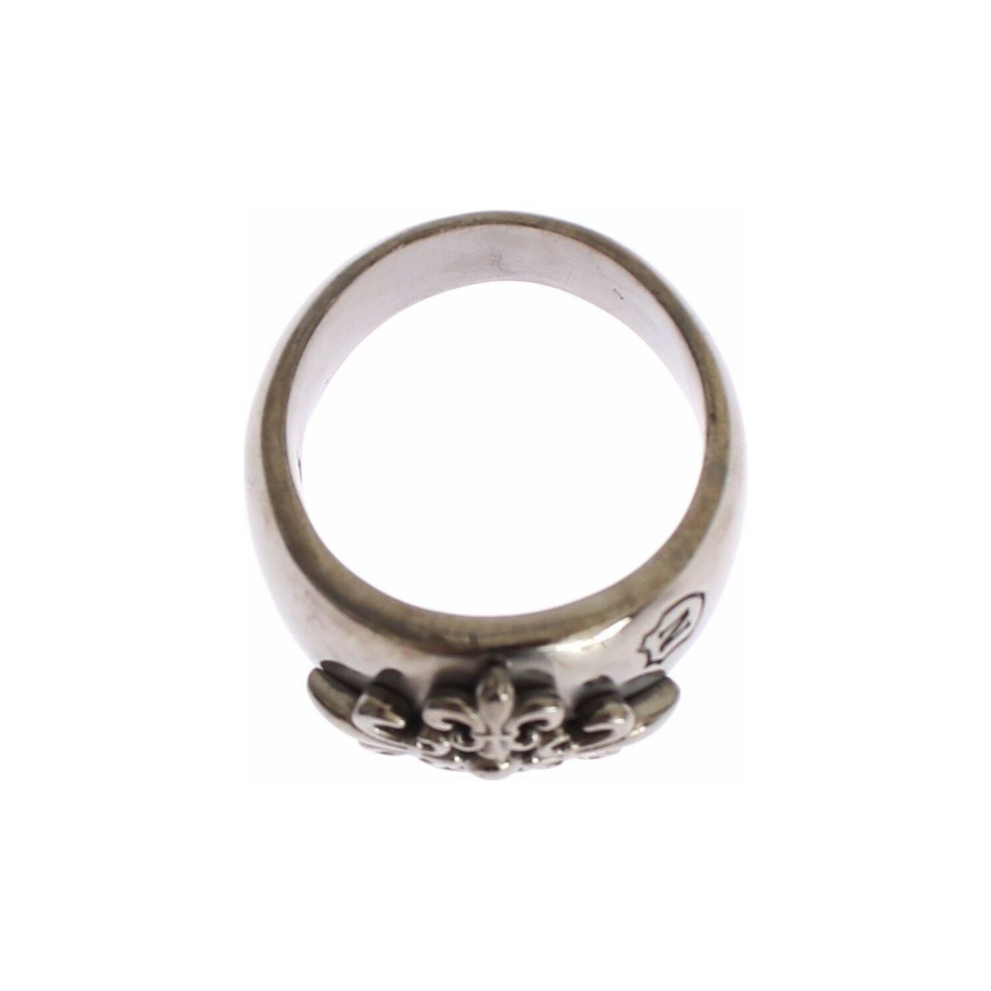 Nialaya Silver 925 Sterling Authentic Crest Ring Ring