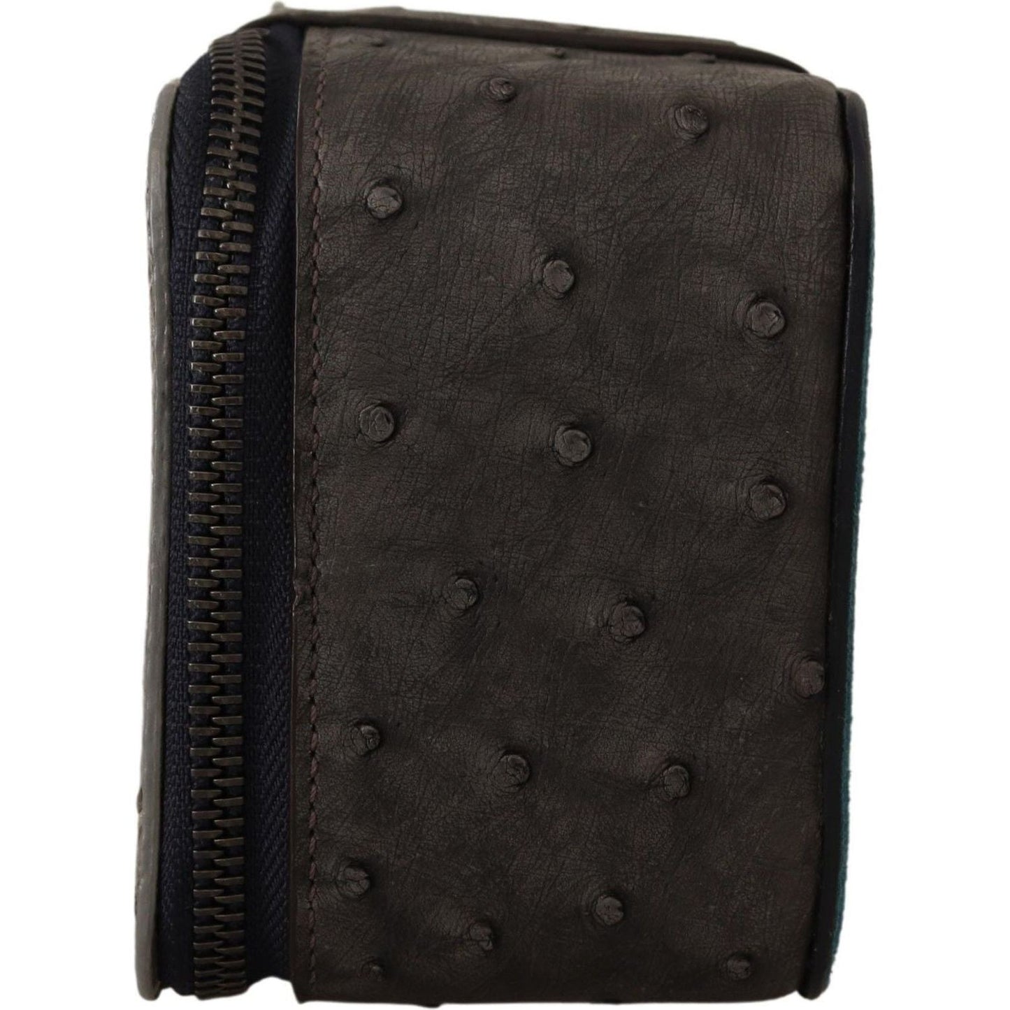 Dolce & Gabbana Exquisite Exotic Skin Vanity Bag Dolce & Gabbana Dark Slate Gray