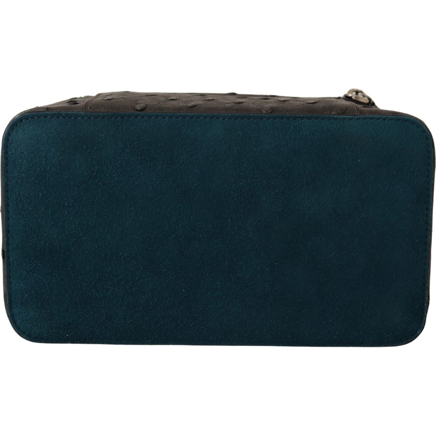 Dolce & Gabbana Exquisite Exotic Skin Vanity Bag Dolce & Gabbana Dark Slate Gray