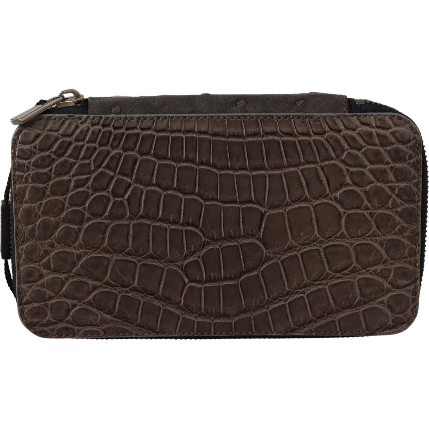 Dolce & Gabbana Exquisite Exotic Skin Vanity Bag Dolce & Gabbana Dark Slate Gray