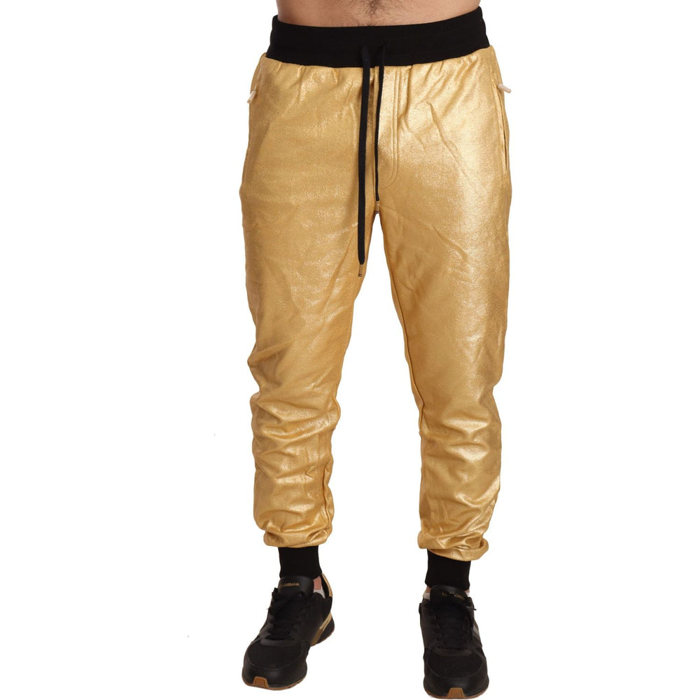 Dolce & Gabbana Gold Pig Of The Year Cotton Trousers Pants PAN72000 -48